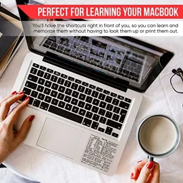 Mac OS Shortcuts Sticker for MacBook Air and Pro