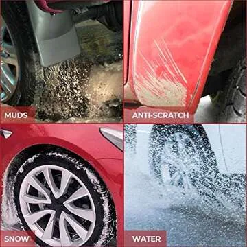 BougeRV Mud Flaps for Tesla Model 3 - Custom Fit & Durable