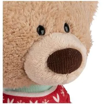 GUND Toothpick Teddy Bear with Holiday Sweater - 15 Inch