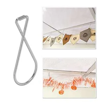 NACETURE Ceiling Hook Clips for Easy Hanging Solutions