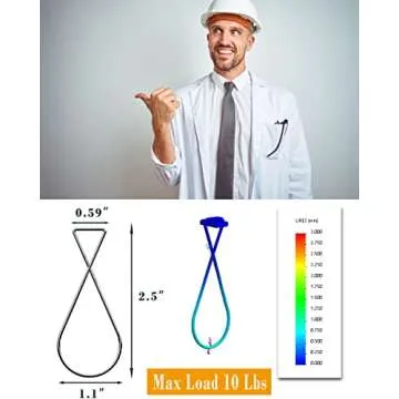 NACETURE Ceiling Hook Clips for Easy Hanging Solutions