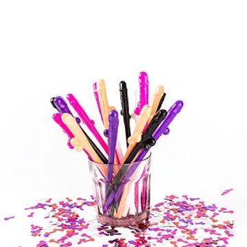 Colorful Bachelorette Party Straws for Fun Celebrations