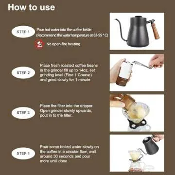 SOTECH Portable Pour Over Coffee Maker Set All-in-One