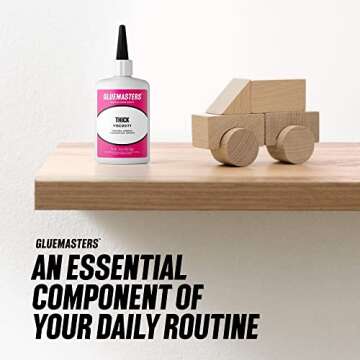 Professional Grade Super Glue - Thick Viscosity for DIY Crafts