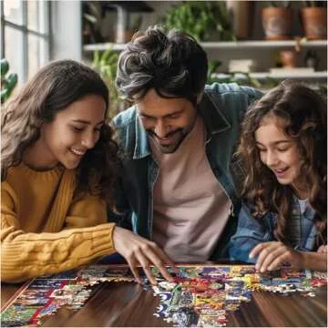 White Mountain 1000 Piece 80s Nostalgia Jigsaw Puzzle