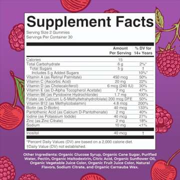 MaryRuth Men's Organic Multivitamin Gummies | Vegan & Non-GMO