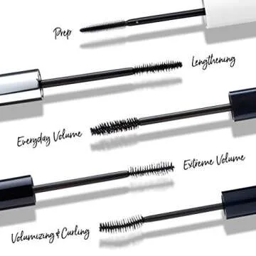 Lune+Aster Eclipse Volumizing & Curling Mascara - Black - Volumizing & curling vegan tubular mascara that won't smudge, yet removes easily with warm water