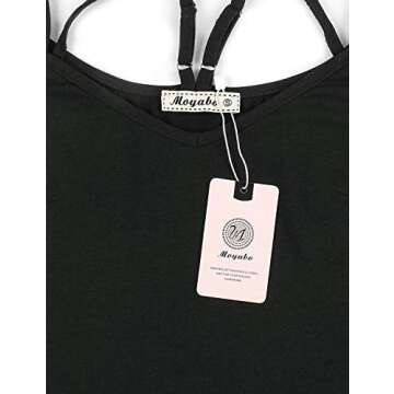 Moyabo Womens Dress Summer V Neck Sleeveless Double Spaghetti Strap A Line Beach Casual Mini Sundress Black Flower Large