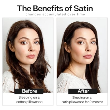 MR&HM Satin Pillowcase for Hair and Skin - 2 Pack