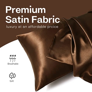 MR&HM Satin Pillowcase for Hair and Skin - 2 Pack