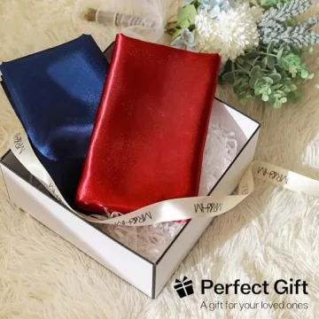 MR&HM Satin Pillowcase for Hair and Skin - 2 Pack