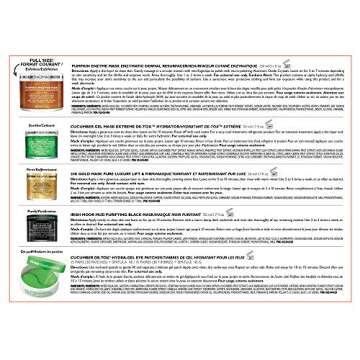 Peter Thomas Roth Mask-a-Holic 5-Piece Kit, Facial Masks Skincare Set with Cucumber Eye Masks for Puffy Eyes, 5 Count