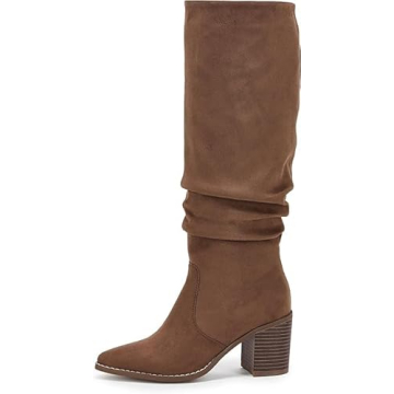 Stylish Huiyuzhi Knee High Faux Suede Boots for Women