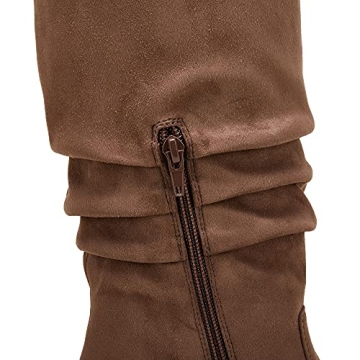 Stylish Huiyuzhi Knee High Faux Suede Boots for Women