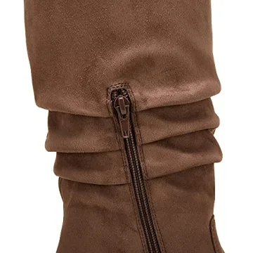 Stylish Huiyuzhi Knee High Faux Suede Boots for Women