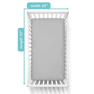 American Baby Company 2 Pack Fitted Crib Sheets, Soft Breathable Cotton Jersey for Boys and Girls