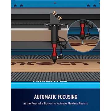 OMTech 130W CO2 Laser Engraver: Elevate Your Crafting Experience with Precision Cutting and Engravin...