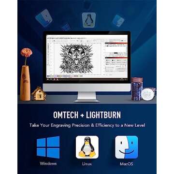 OMTech 130W Laser Engraver with Autofocus & Water Chiller