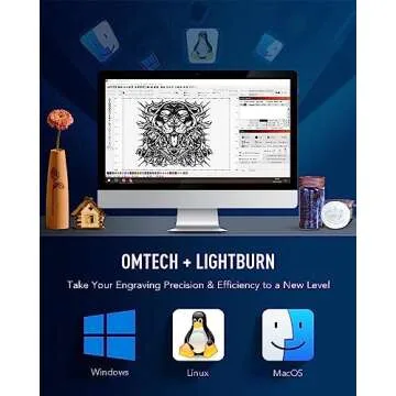 OMTech 130W Laser Engraver with Autofocus & Water Chiller