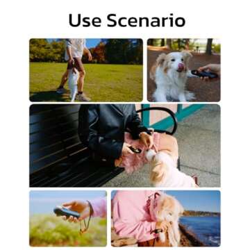 Clink Design Puppy Essentials 2-in-1 Dog Treat Pouch and Training Clicker, Durable, Compact & Lightweight, Desiccant Compartment for Fresh Treats, One-Hand Use, Ideal Dog Stuff for Dogs Blue