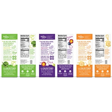 Happy Baby Organic Teething Wafers, 3 Flavor Variety