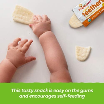 Happy Baby Organic Teething Wafers, 3 Flavor Variety