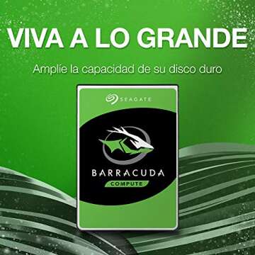 Seagate 4TB BarraCuda SATA 6Gb/s 256MB Cache 3.5-Inch Internal Hard Drive (ST4000DM004) Single Pack,Mechanical Hard Disk