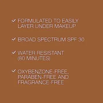 Neutrogena Purescreen+ Tinted Sunscreen for Face with SPF 30, Broad Spectrum Mineral Sunscreen with Zinc Oxide and Vitamin E, Water Resistant, Fragrance Free, Medium Deep, 1.1 fl oz
