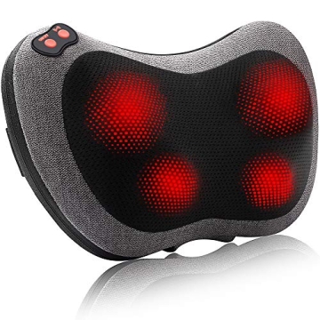 Shiatsu Back and Neck Massager with Heat for Pain Relief