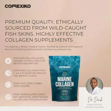 Correxiko Marine Collagen Powder - 10,000mg for Radiance