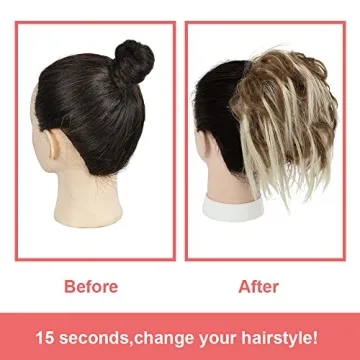 KETHBE Messy Bun Hair Piece for Effortless Updos