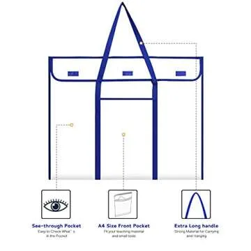 Bulletin Board Poster Storage Bag for Teachers and Artists