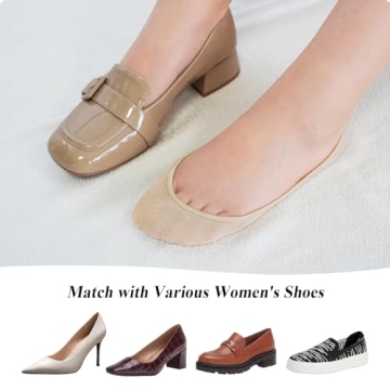 SIXDAYSOX Women's No Show Socks - Stay-Put & Comfortable