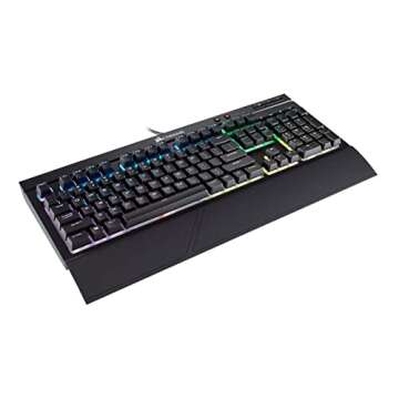 CORSAIR - USB 2.0 Type-A K68 RGB Mechanical Gaming Keyboard RGB Backlit Cherry MX Red Switch - Black