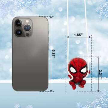 QINSHARE Car Rear View Mirror Hanging Ornament - Car Interior Accessory with Mirror