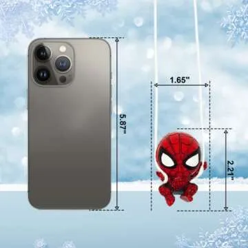 QINSHARE Car Rear View Mirror Hanging Ornament - Car Interior Accessory with Mirror