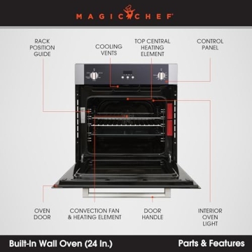 Magic Chef 24" Wall Oven with Convection Feature