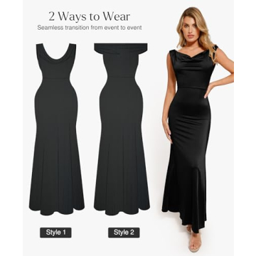 Elegant Popilush Fishtail Maxi Dress for All Events