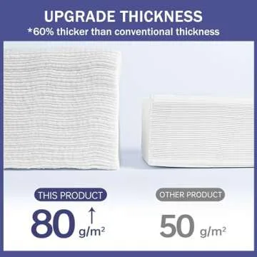 Ultra Thick Disposable Face Towels for Sensitive Skin