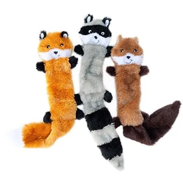ZippyPaws Skinny Peltz Series - Squeaky Dog Toys