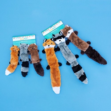 ZippyPaws Skinny Peltz Series - Squeaky Dog Toys