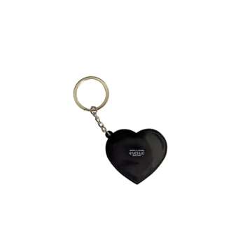 Rock Rebel Universal Monsters Frankenstein & the Bride Stitch Heart Rubber Keychain Keyring