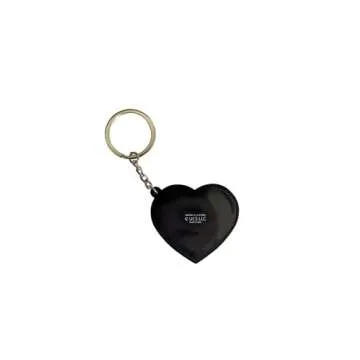 Rock Rebel Universal Monsters Frankenstein & the Bride Stitch Heart Rubber Keychain Keyring