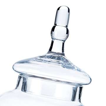 Diamond Star Glass Apothecary Jars - Elegant Decor Solutions