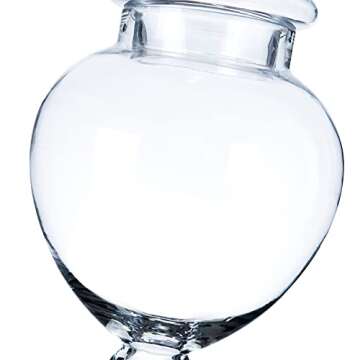 Diamond Star Glass Apothecary Jars - Elegant Decor Solutions