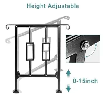 Stylish LMRSTOO Outdoor Handrails for Safe Steps