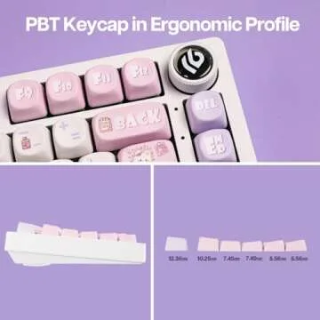 EPOMAKER x LEOBOG Hi75 Aluminum Alloy Wired Mechanical Keyboard, Programmable Gasket-Mounted Gaming Keyboard with Mode-Switching Knob, Hot Swappable, NKRO, RGB (Heart Throb, Juggle V2 Switch)