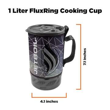 Jetboil Flash Camping and Backpacking Stove Cooking System, Fractile