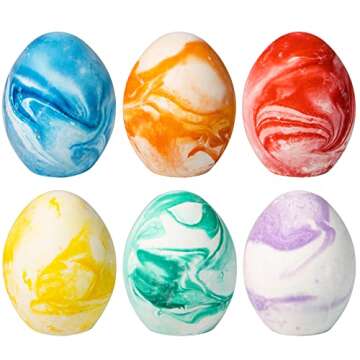 JOYIN 24 Pcs Easter Sidewalk Chalk Set, Easter Eggs Bunny Chicken Gifts for Boys Girls Kids Toddlers for Basket Stuffers Fillers Party Favors