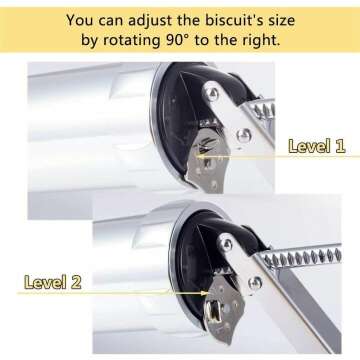 Cookie Press Maker Kit with 16 Discs & Nozzles